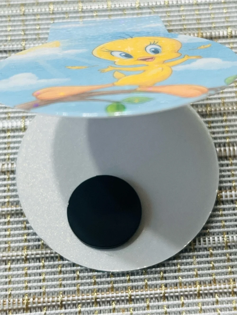 Tweety Bird Yellow 3D printed Keychain and magnetic bookmark set